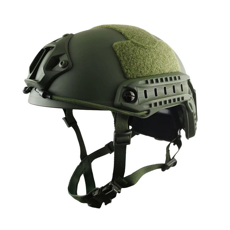 FAST Tactical Riot Helmet ABS 4-Point Suspension Adjustable Head Circumference for Military CS Airsoft Outdoor Protection
