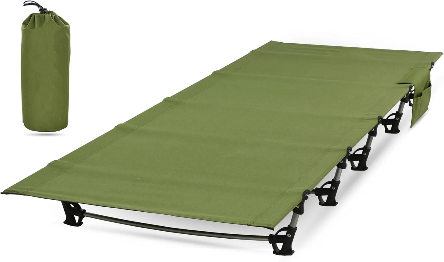 Camping Cot Portable Folding Bed Outdoor Ultralight Compact Tent Bed for Camping Travel Backpacking Hiking Sleeping Cot