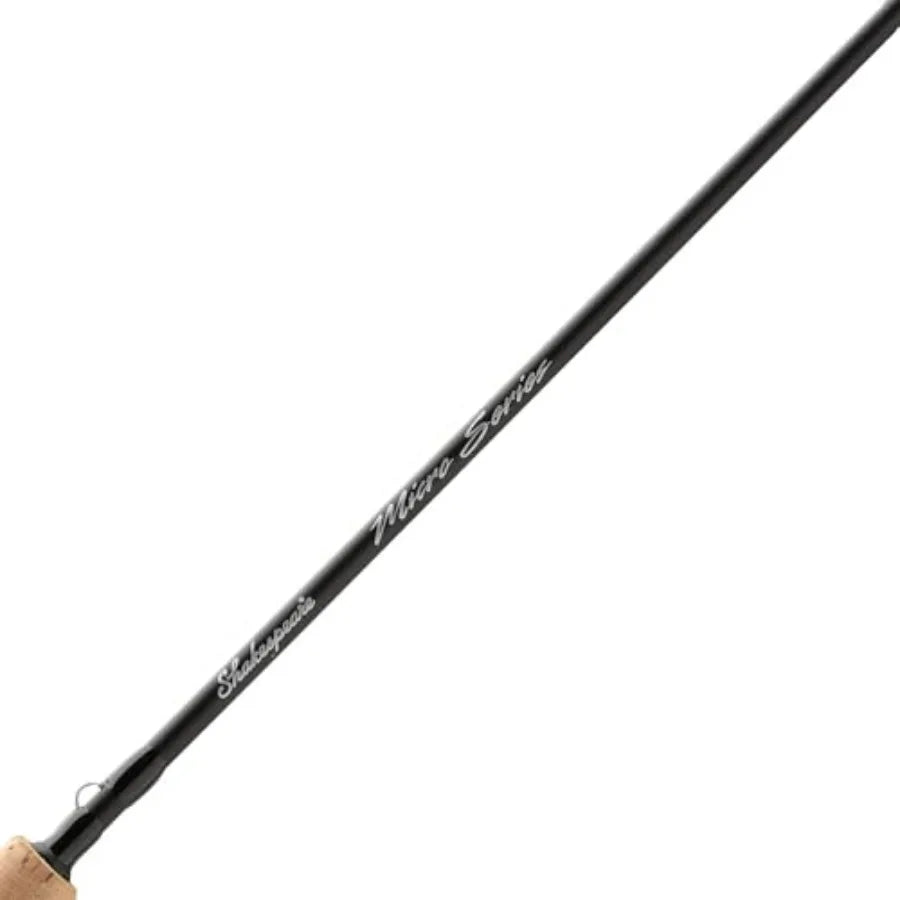 Micro Spinning Rod for freshwater fishing, graphite composite material, matte black finish, ultra-lightweight and sensitive des