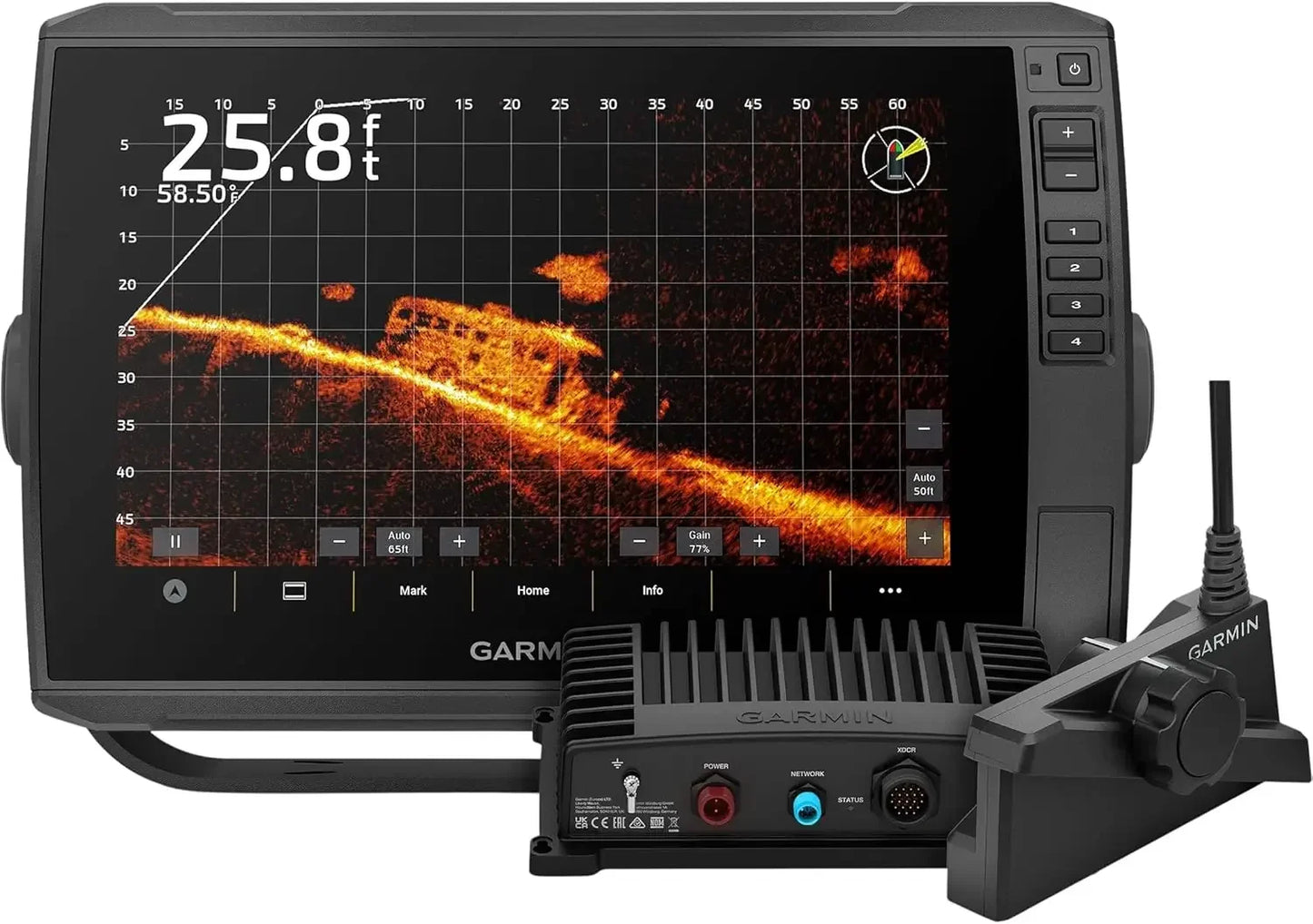 ECHOMAP Ultra 2 106sv LIVESCOPE Plus Bundle High Precision Fish Finder with GPS Navigation