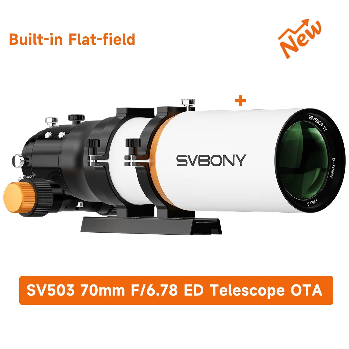 Svbony SV503 Astro telescope 70/80/102ED Extra Low Dispersion Achromatic Refractor OTA For Exceptional Viewing Astrophotography