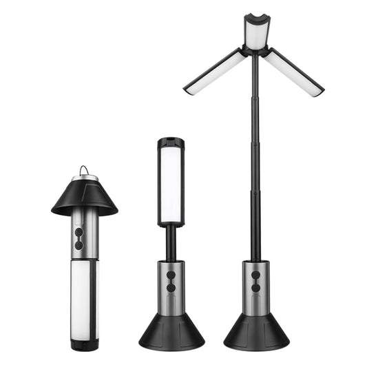 3000mAh Telescopic Portable Flashlight Rechargable Lantern Light Camping Lamp for Camping Hiking Fishing