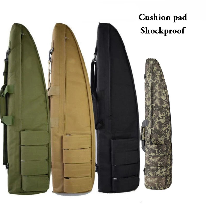Long Gun Case 98cm 118cm Hunting Gun Airsoft Air Gun Single Shoulder Bags With Cushion Padded Protection Carry Bag