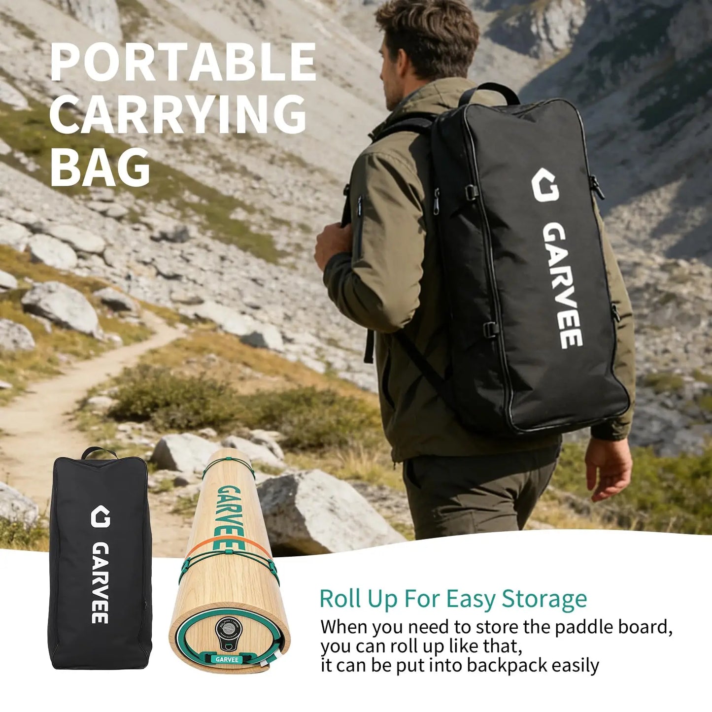 Ultra-Light Inflatable Upright Paddle Board – Stable Non-Slip Deck, Superior Paddle, Pump & Carry Bag – Ideal for All Skill Levels, Youth & Adults