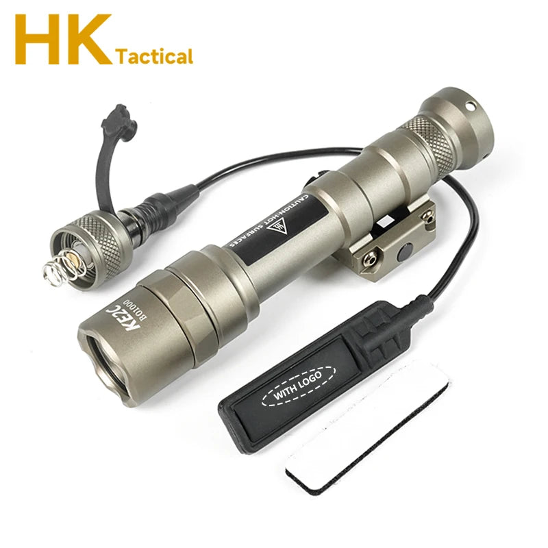 SF M600 M300 Series Tactical Flashlight M600B M300B LED White Light Fit 20MM Rail Rifle Scout Light 500 LM Outdoor Flashlight