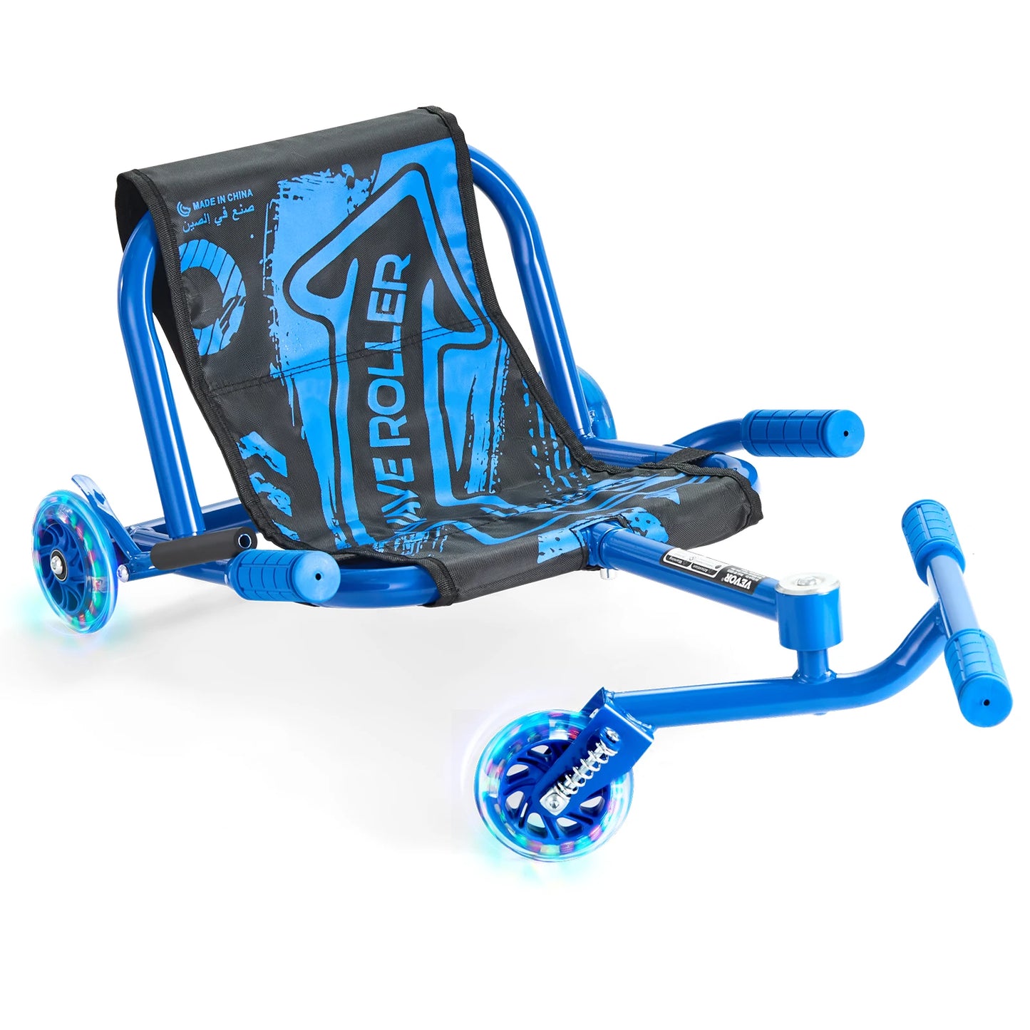 132/198lbs Ride on Scooter Swing Side-to-Side Powered by Zig-Zag Motion Sports Games Drifting Toys for Children Gifts