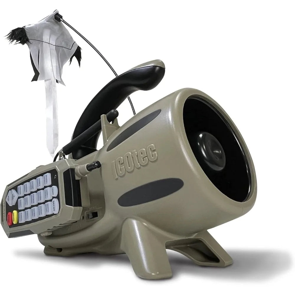 320+ Predator Decoy Combo - Perfect for Coyote, and Raccoon Hunting - 300 Yard Remote Range