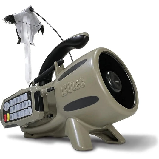 320+ Predator Decoy Combo - Perfect for Coyote, and Raccoon Hunting - 300 Yard Remote Range
