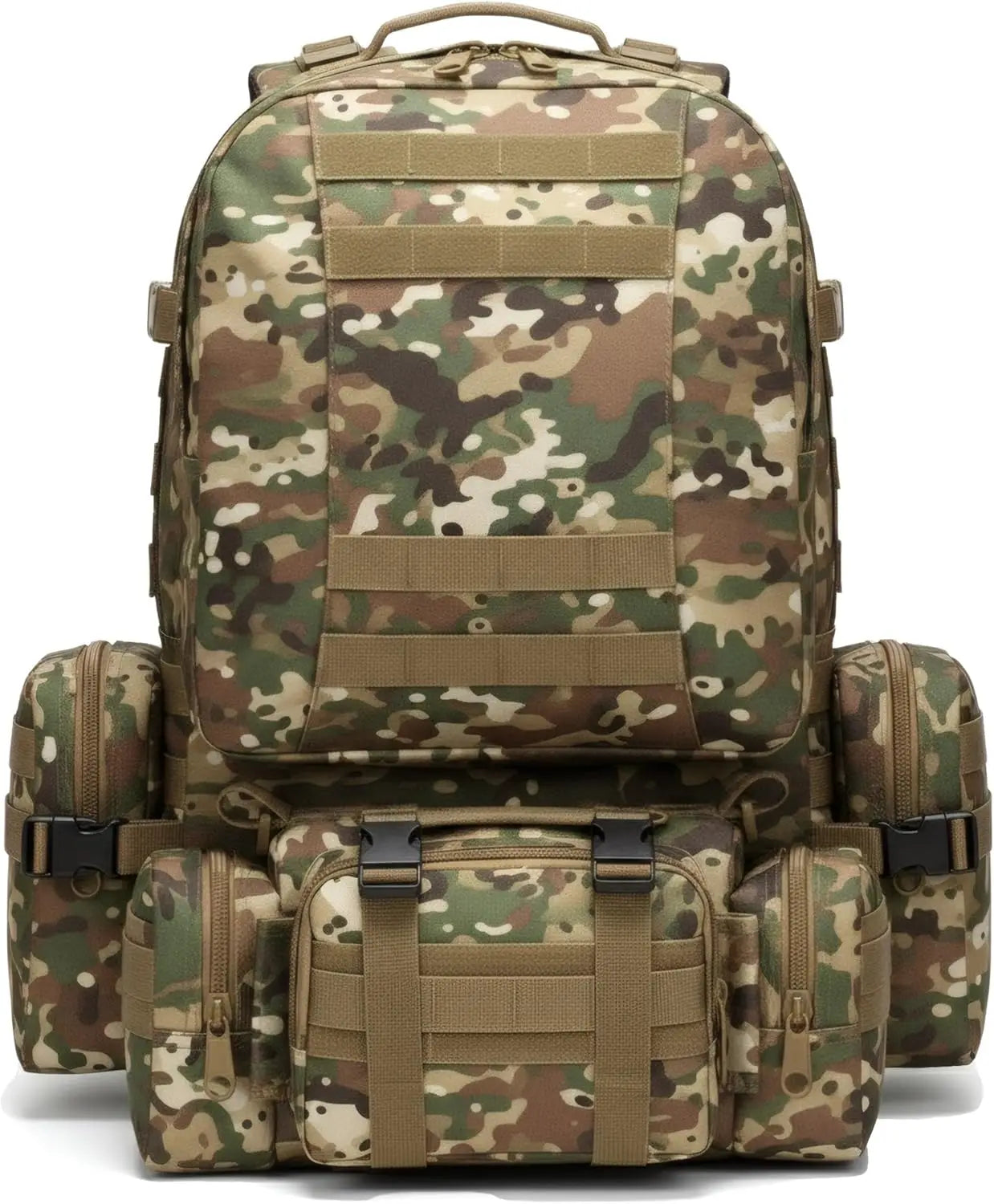 Military Tactical Backpack for Men 60L Waterproof Bug Out Bag Survival Rucksack Go Bag Emergency Molle System Army