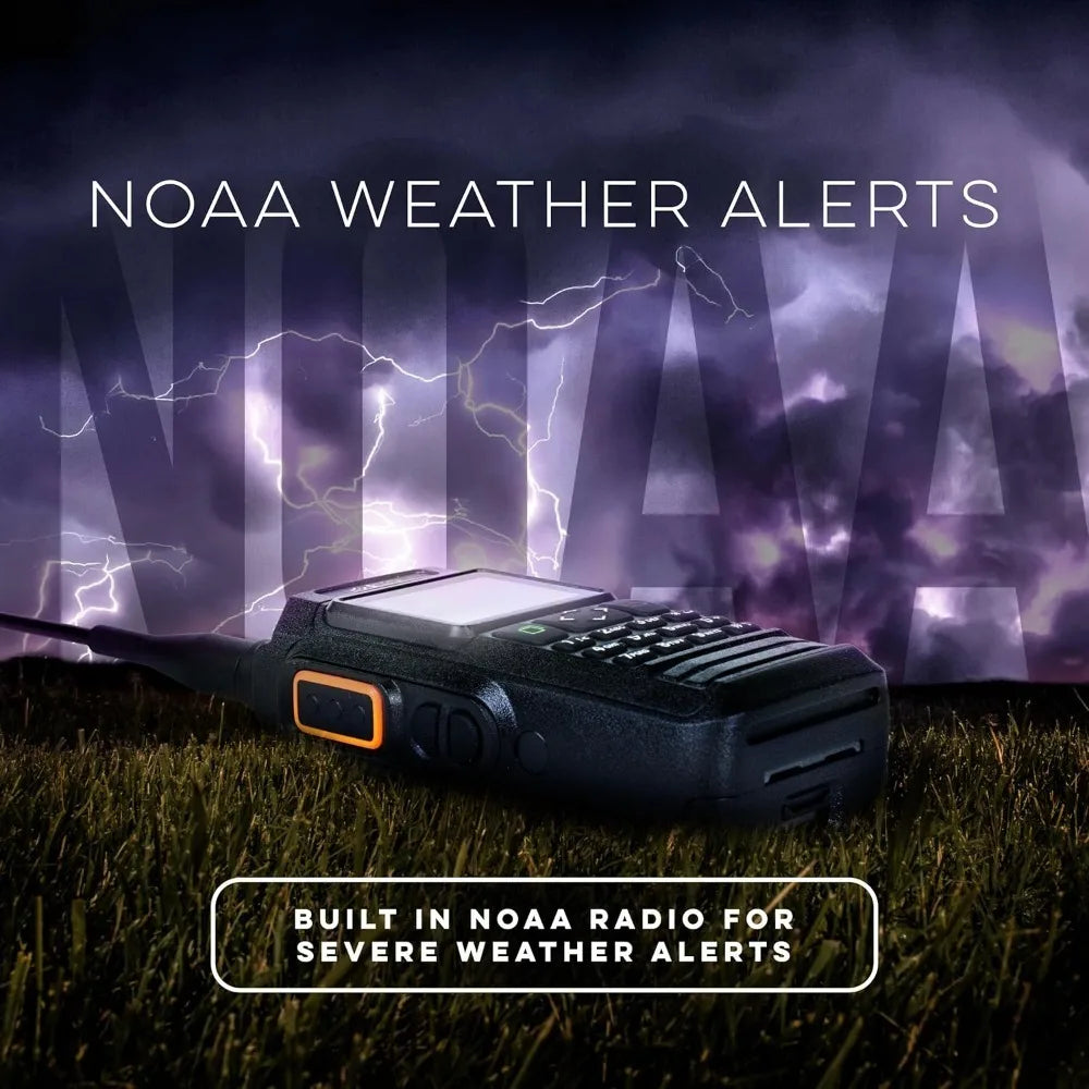 New upgrade UV-PRO IP67 Dual Band VHF/UHF Two-Way Radio - APRS, Bluetooth, GPS, Aviation Band Scanner, NOAA Weather Alerts