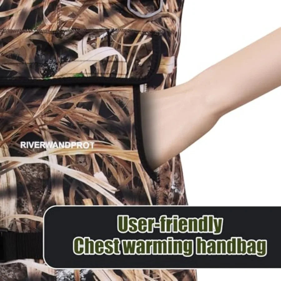 Neoprene Fishing Waders for Men, Waterproof Chest Waders