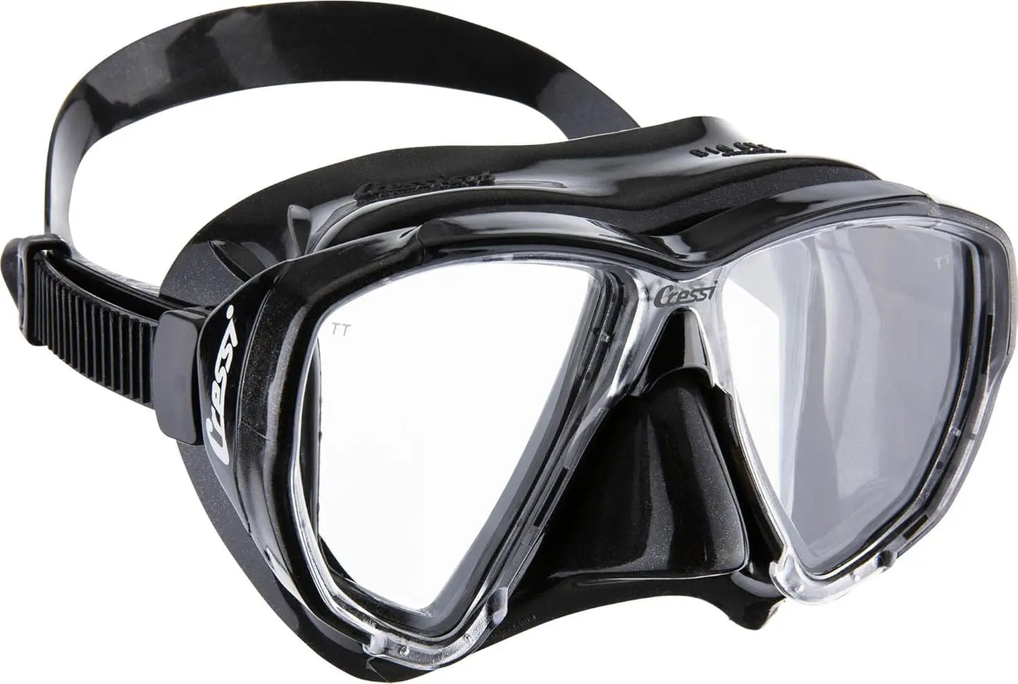 Advanced Wide View Snorkel Mask and Dry Snorkel Set for Snorkeling & Freediving - Oversized Lenses with Tight Silicone Seal, Professional Diving Equipment