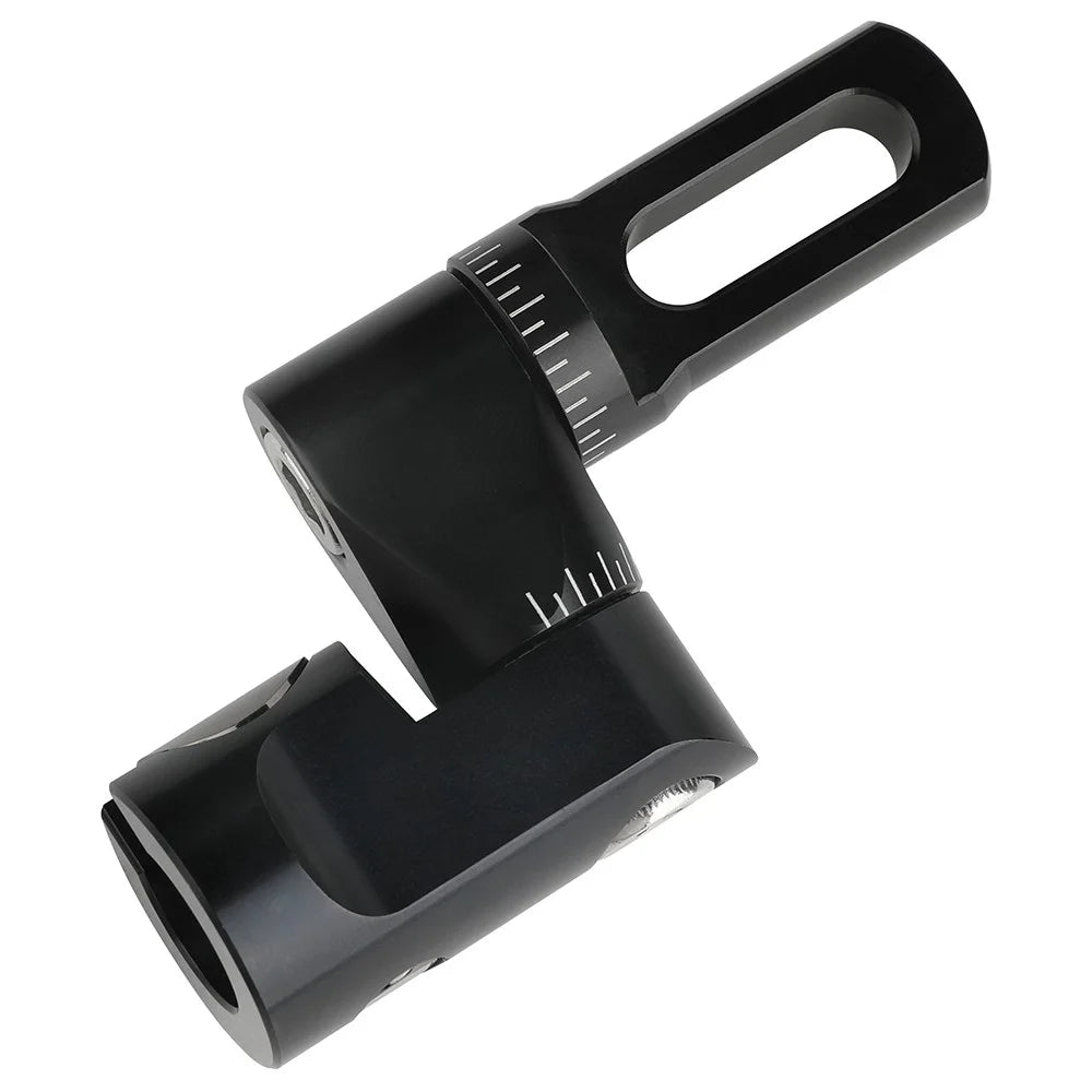 Archery V-Bar Stabilizer Connector Single Side Adjustable for Compound Bow Hunting Target Shooting Practice