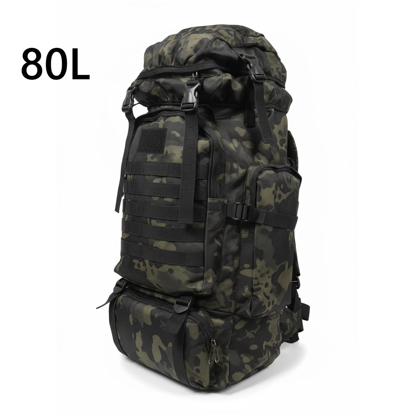 80L Mountaineering Bag Climb Bag Tactical Backpacks Large Backpack Outdoors Hiking Camping Travel Bags