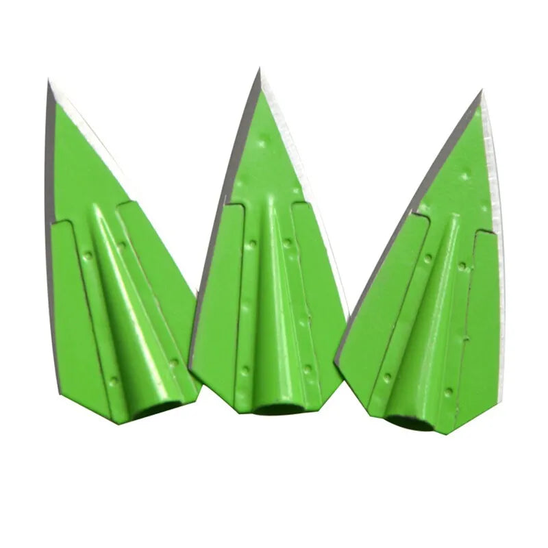 115Gr Hunting Arrowheads OD 8MM Shaft Archery Blade Broadheads Target Arrow Tip Bow Hunting Glue In Point Edged alloy steel