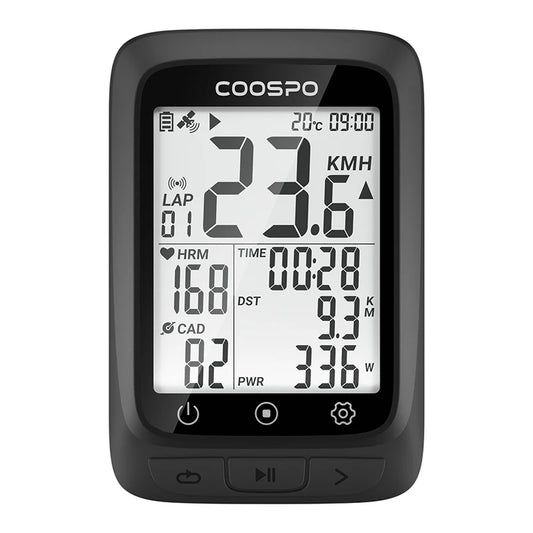 Bike Computer GPS Wireless Bicycle Cycling Odometer Speedometer 2.4"FSTN Bluetooth5.0 ANT+ Waterproof GPS BDS