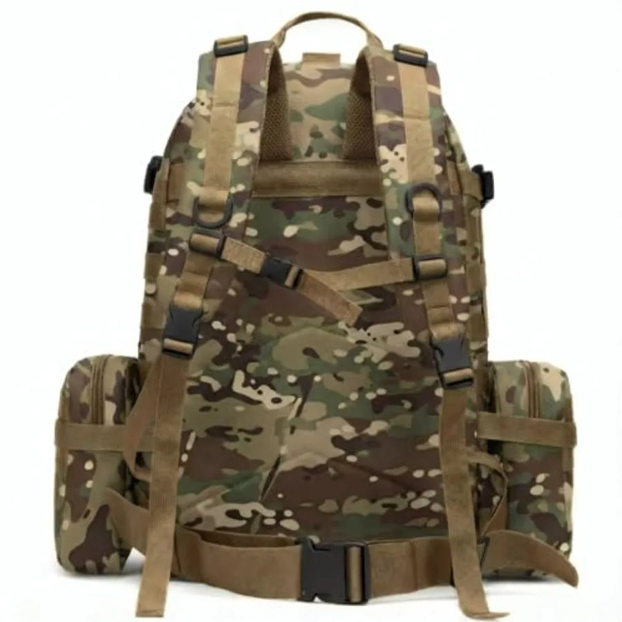 Military Tactical Backpack for Men 60L Waterproof Bug Out Bag Survival Rucksack Go Bag Emergency Molle System Army 3 Day Assaul