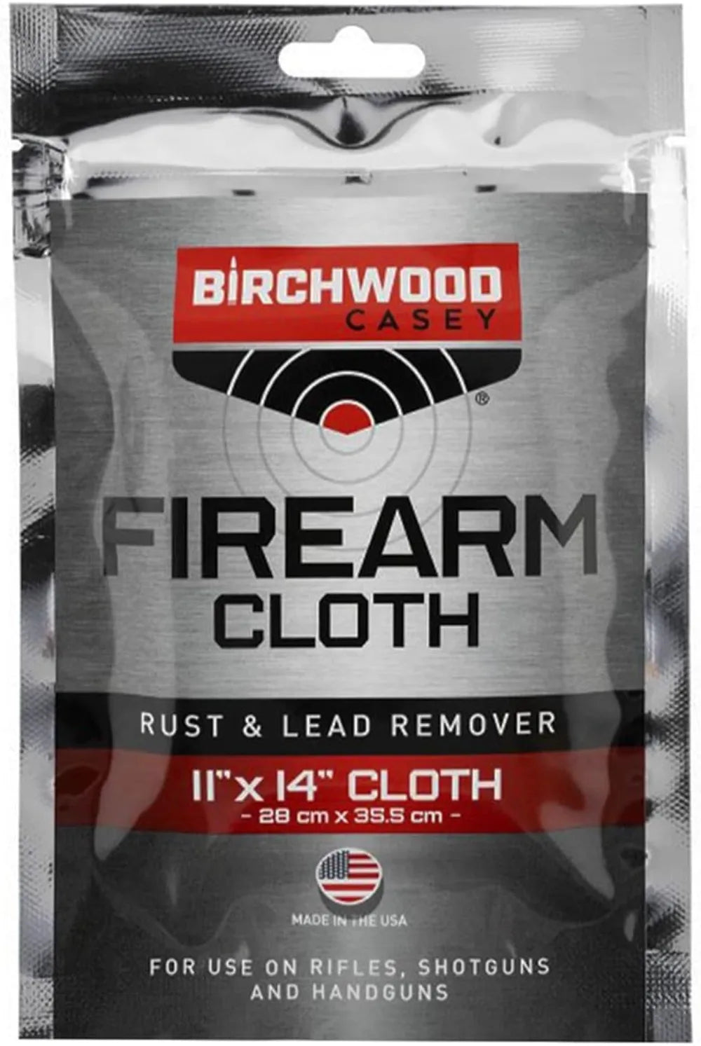 Gun Cleaning Cloth – Removes Rust, Lead & Plastic Buildup, 11x14 Inches, Durable & Effective