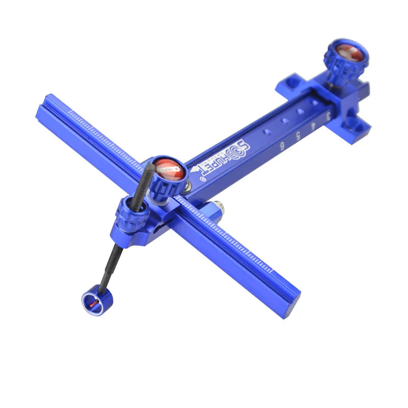 Aluminum Alloy Recurve Bow Sight Color 6inch Right/Left Hand for Archery Target Hunting Shooting Aiming Tool Accessory