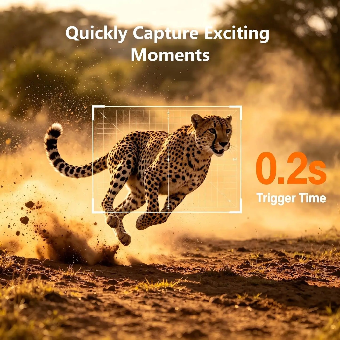 4G LTE Cellular Trail Camera with 360° 2K Live Streaming, SIM Card Included, Low-Glow Night Vision, Solar Powered, Instant Alerts, Dual Storage Options, No WiFi Needed for Hunting & Trail Use