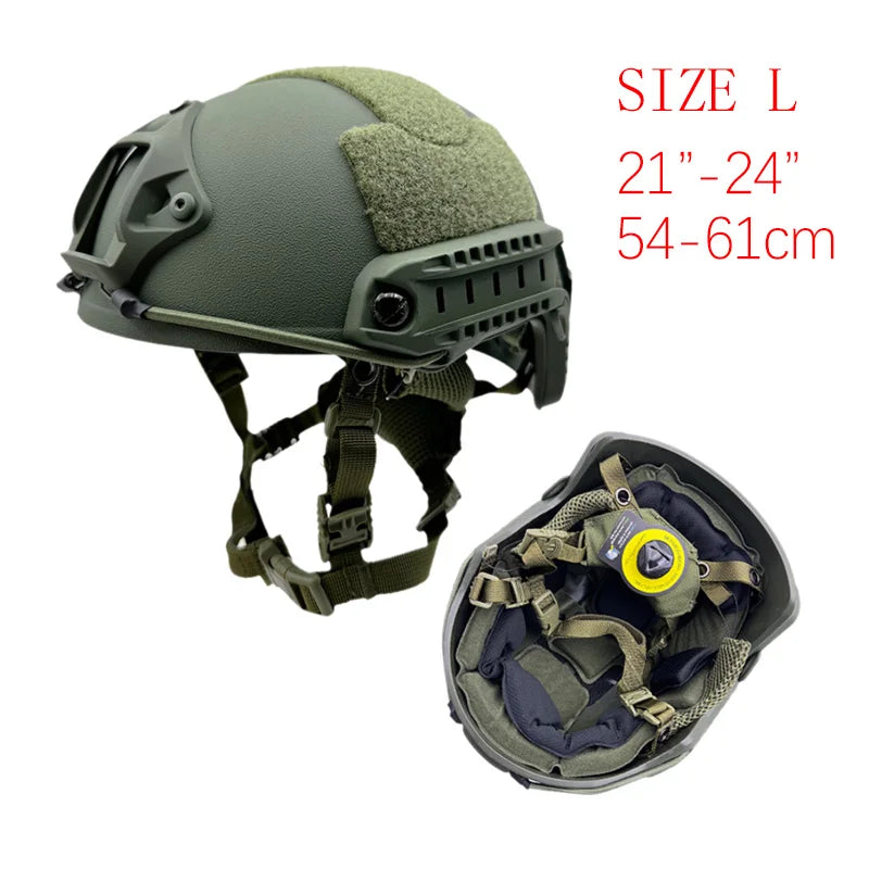 FAST Helmet Airsoft MH Helmet ABS New Thickened Outdoor PJ Air Gun Shooting CS Protective Equipment