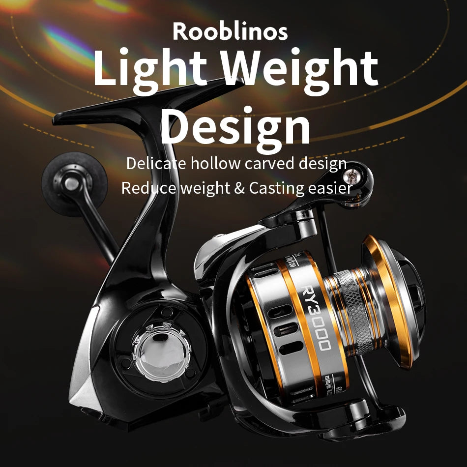 RY Spinning Fishing Reel 1000-7000 Series Ultralight Max Drag 15kg Surfcasting Spinning Reel Saltwater Jigging Reels