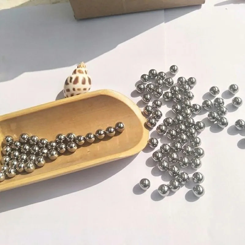 6mm 300pcs Carbon Steel Steel Balls Slingshot Hunting Archery Steel Balls Outdoor Hunting Ammunition Bearing Accessories