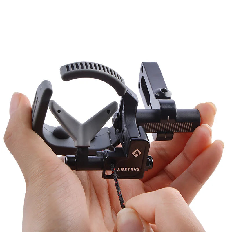 Compound Bow Arrow Rest Heavy Duty Aluminum Alloy Fall Away Support Wearproof Stable for Daily Training Outdoor Hunting Shooting Accessories