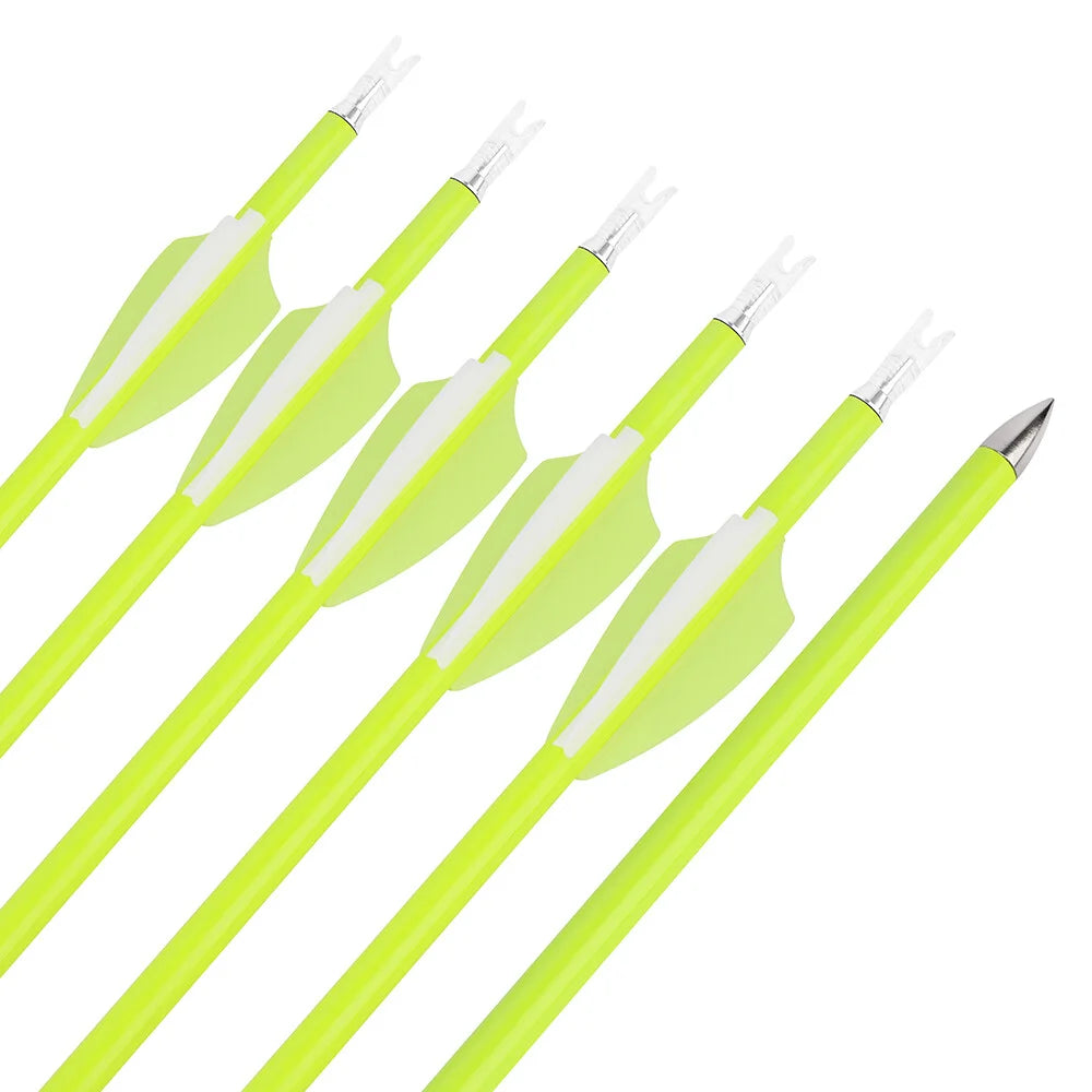 30" Archery Carbon Arrows SP1500 Vanes Tips Outdoor Practice Competition Beginner Compound Bow Recurve Bow Longbow Tranditional