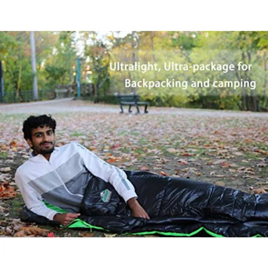 4 Season Adults and Sleeping Bag - Warm, Waterproof and Lightweight - Great for Camping, Backpacking and Hiking