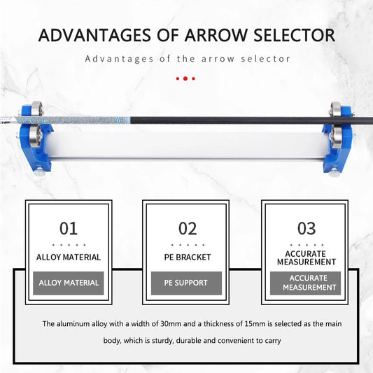 Aluminium Alloy Arrows Straightness Detection Tool Professional Arrows Spinner Detector Accurate Measurement Archery Accessories