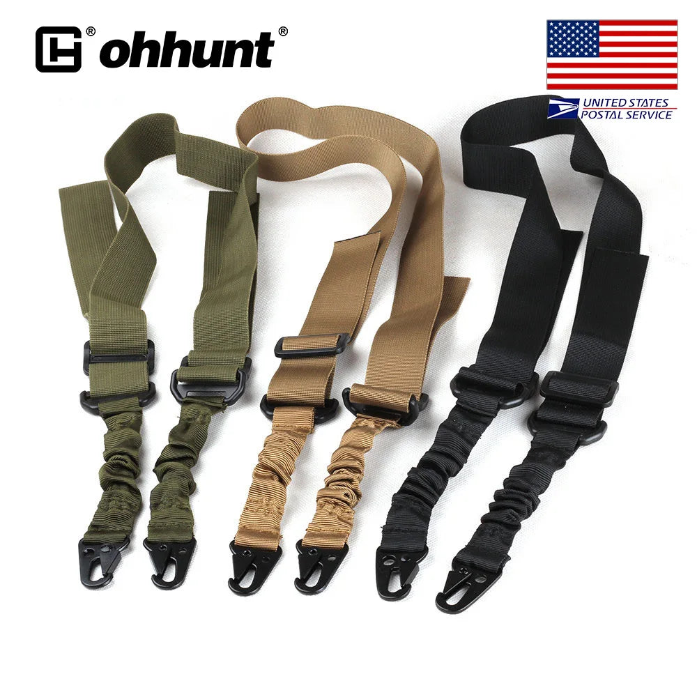 Ohhunt Nylon Multi-function Adjustable Two Point Hunting Strap Outdoor Mount System