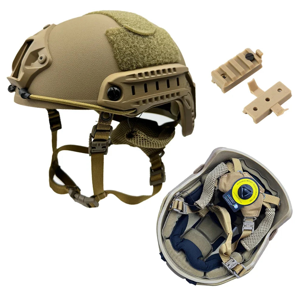 FAST Helmet Airsoft MH Helmet ABS New Thickened Outdoor PJ Air Gun Shooting CS Protective Equipment