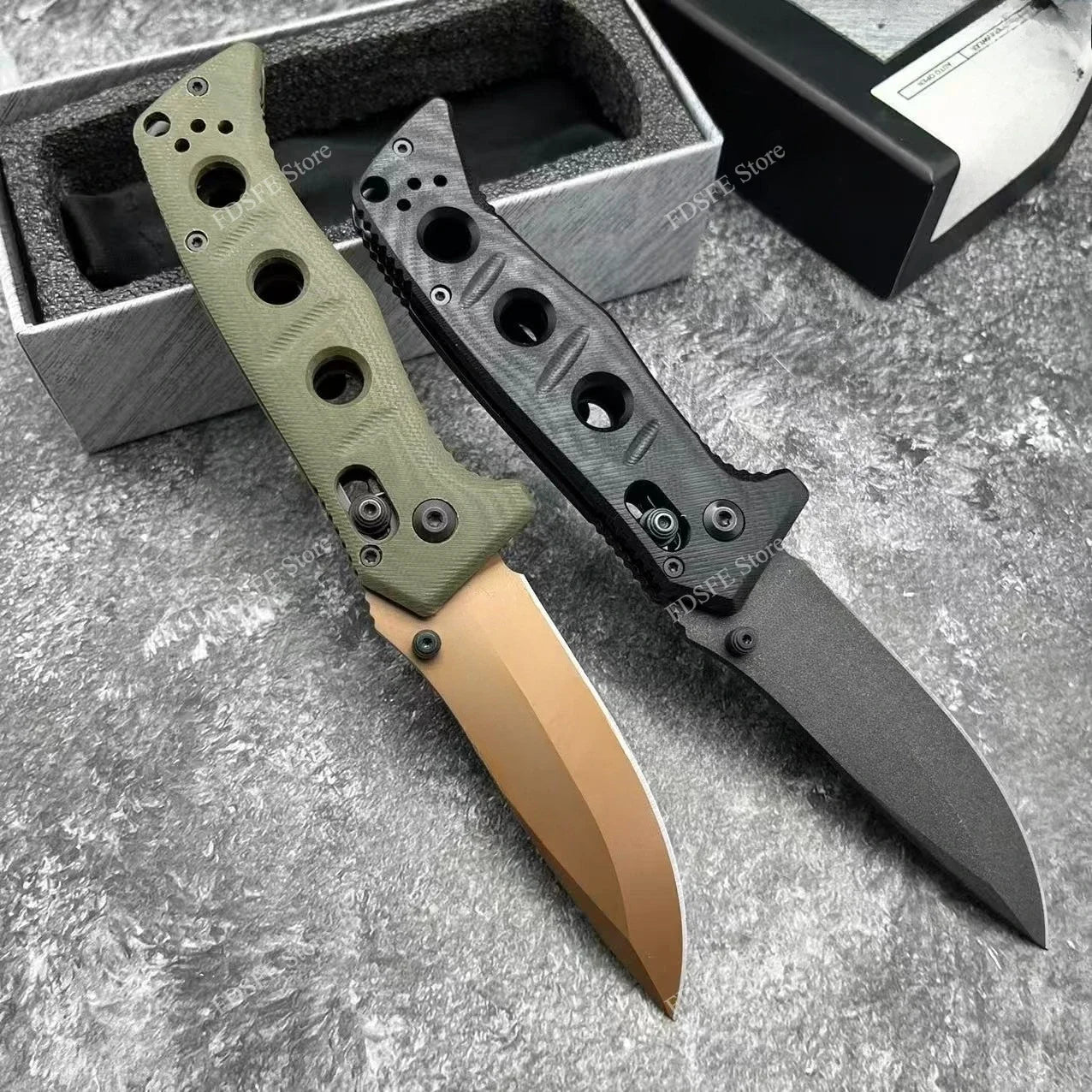 BM 273 Outdoor Folding Knife Jungle Climbing Fishing Portable Knives Daily Cutter Wilderness Adventure Hiking Practical Tools Camping Hiking EDC Foldable Durable Fruit Knife Gift