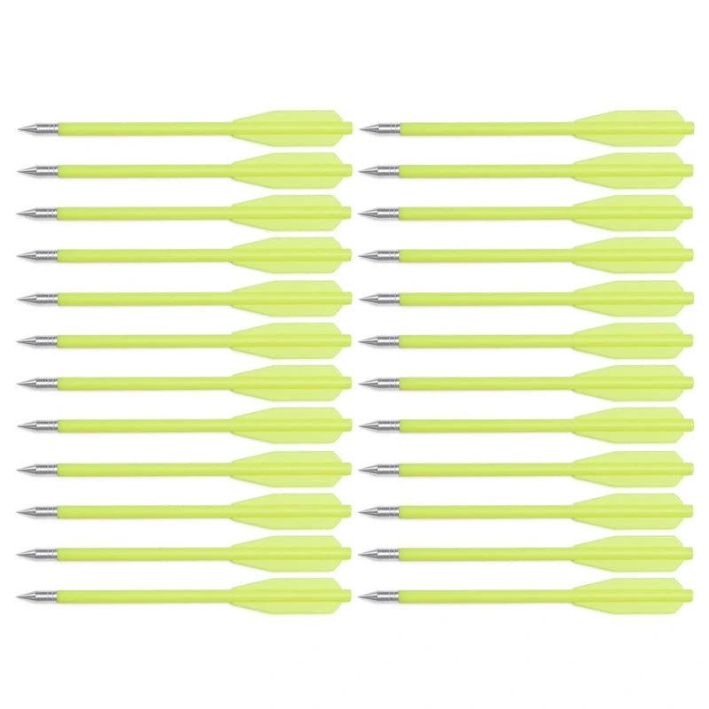 60Pcs Crossbow Bolts 6.5" Carbon Arrows Vanes Pistol Mini Bow Archery Hunting Target