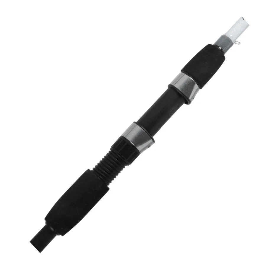 Inshore Fishing Rod for saltwater use, graphite composite, black, lightweight and corrosion-resistant stainless steel guides