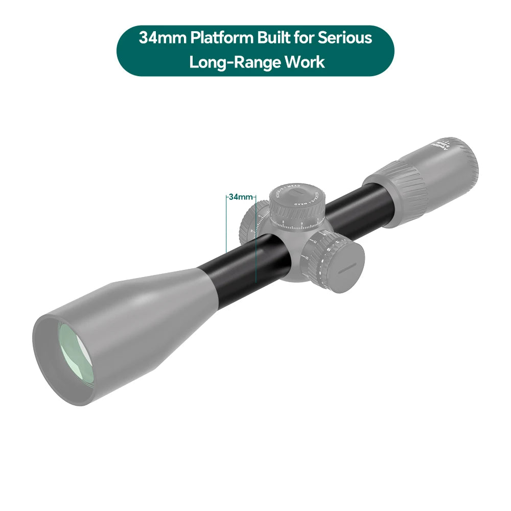 Aquilifer 5-25x56 Rifle Scope FFP Fully Multi Coated ED Glass Optics 56mm Objective for PRS Competition Long Range Hunting