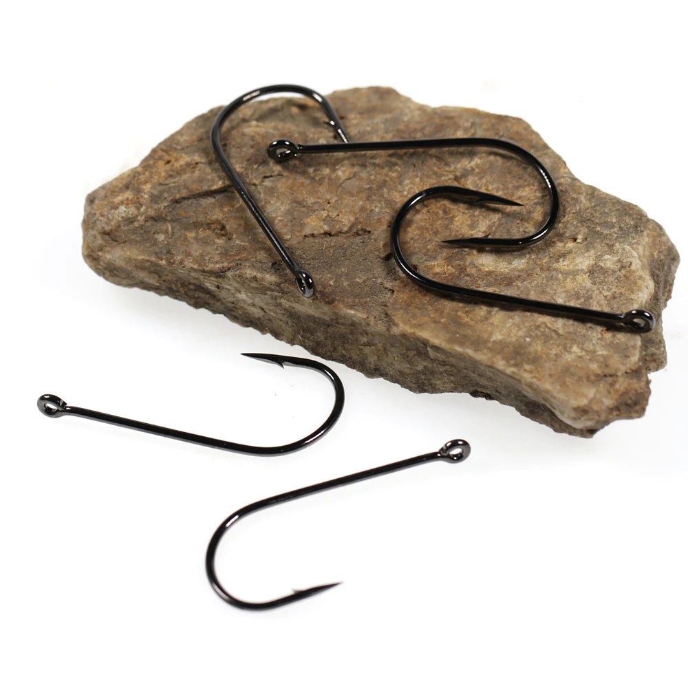 2X Strong Wide Gap Fishing Fly Tying Streamer Hooks for Pike/Bass/Musky/Saltwater  (Sabiki, Carnivore Big Game Streamer)