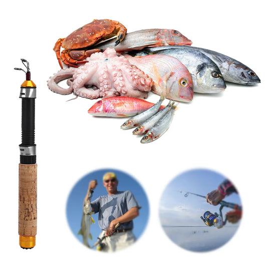 Ice Fishing Rod With Reel Carbon Fiber Ice Winter Fishing Rod with Reel Combo Ice Fishing Rod and Reel Combo Ice Fishing Gear