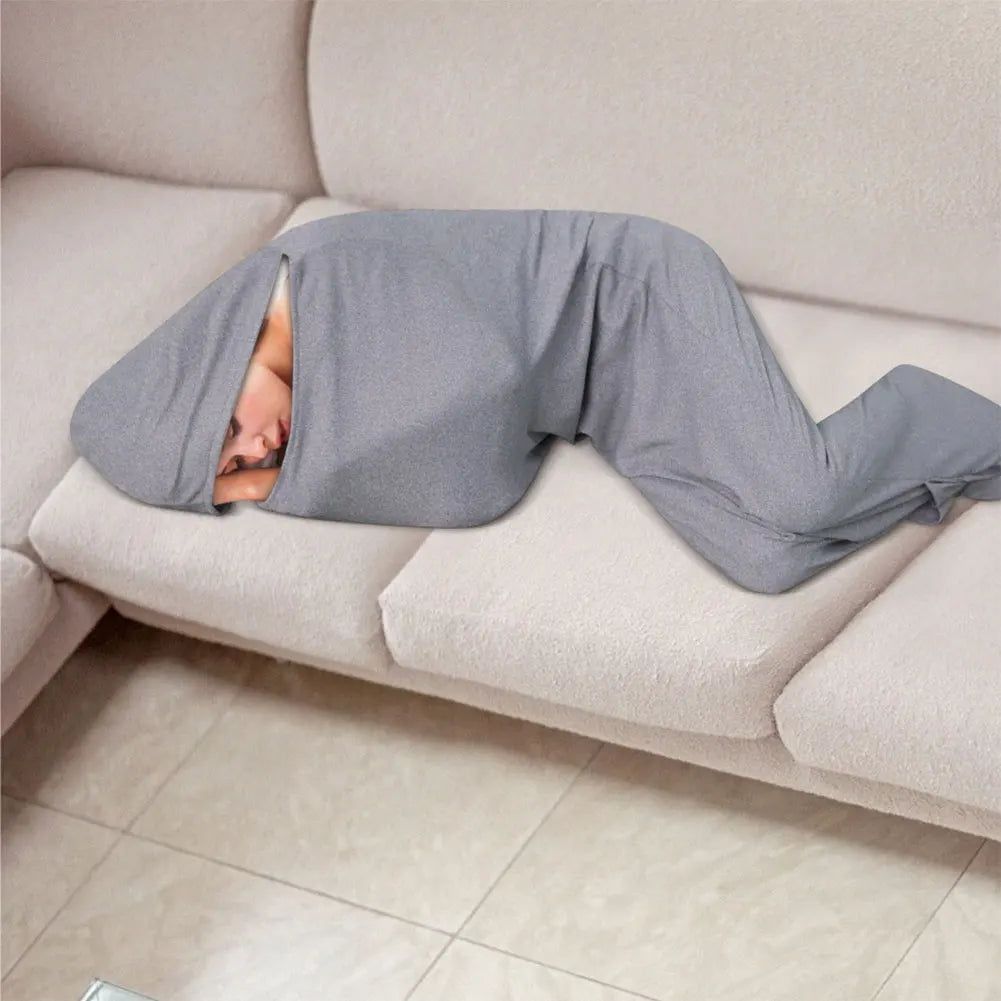 Portable Comfortable Sleeping Bag Travel Compression Blanket Air Conditioning Blankets Camping Sleeping Warm Bags For Adult Kids