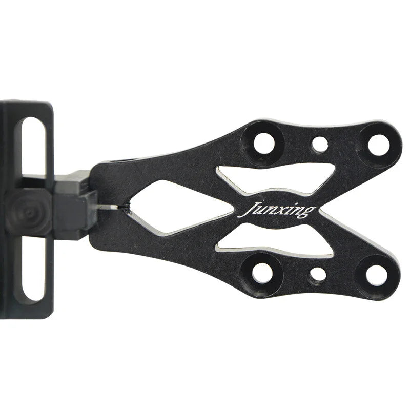 Compound Bow Sight 5 Pin 0.019" Fiber CNC Aluminum Alloy RH for Hunting Shooting Target Practice Bow Aiming Tool