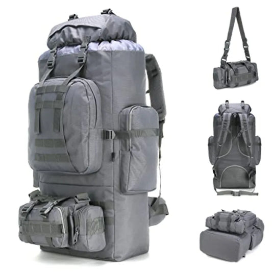 100L Camping Hiking Backpack Molle Rucksack Military Camping Backpacking Daypack