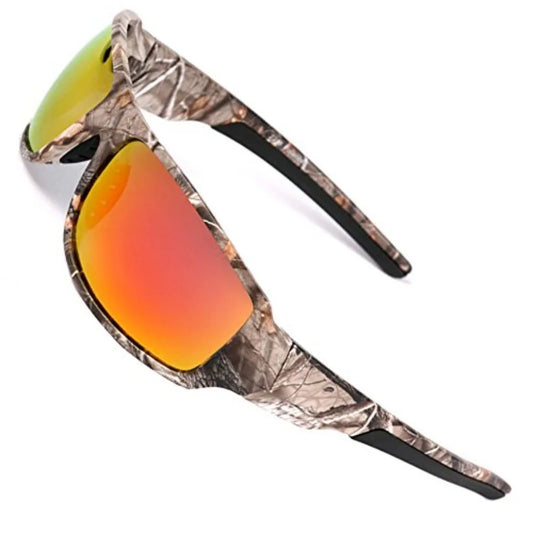 Polarized Outdoor Sports Sunglasses Tr90 Camo Frame for Men Women Driving Fishing Hunting Reduce Glare