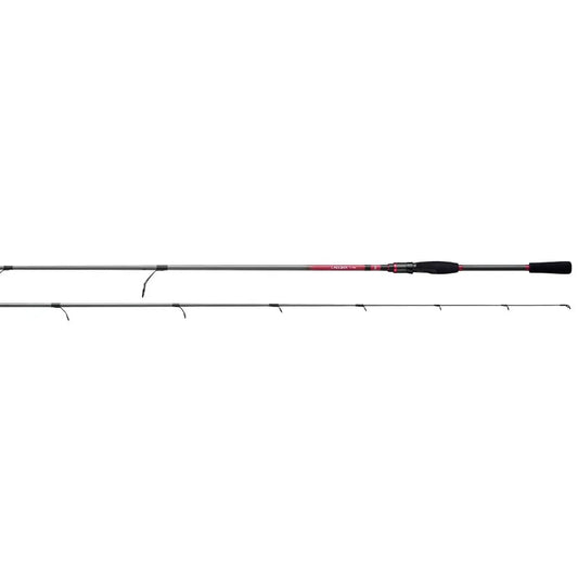 Freshwater spinning rod for ultralight fishing, graphite construction with EVA grips, black color, ultra-sensitive and lightwei