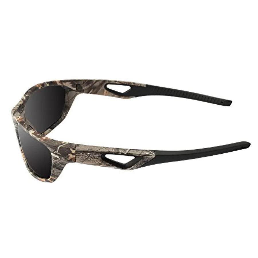 Polarized Outdoor Sports Sunglasses Tr90 Camo Frame for Men Women Driving Fishing Hunting Reduce Glare