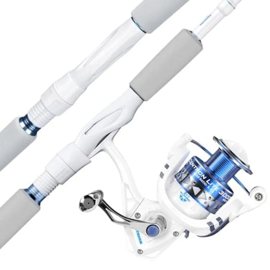 Fishing rod and reel combo for freshwater use, IM6 graphite material, black color, lightweight and sensitive performance