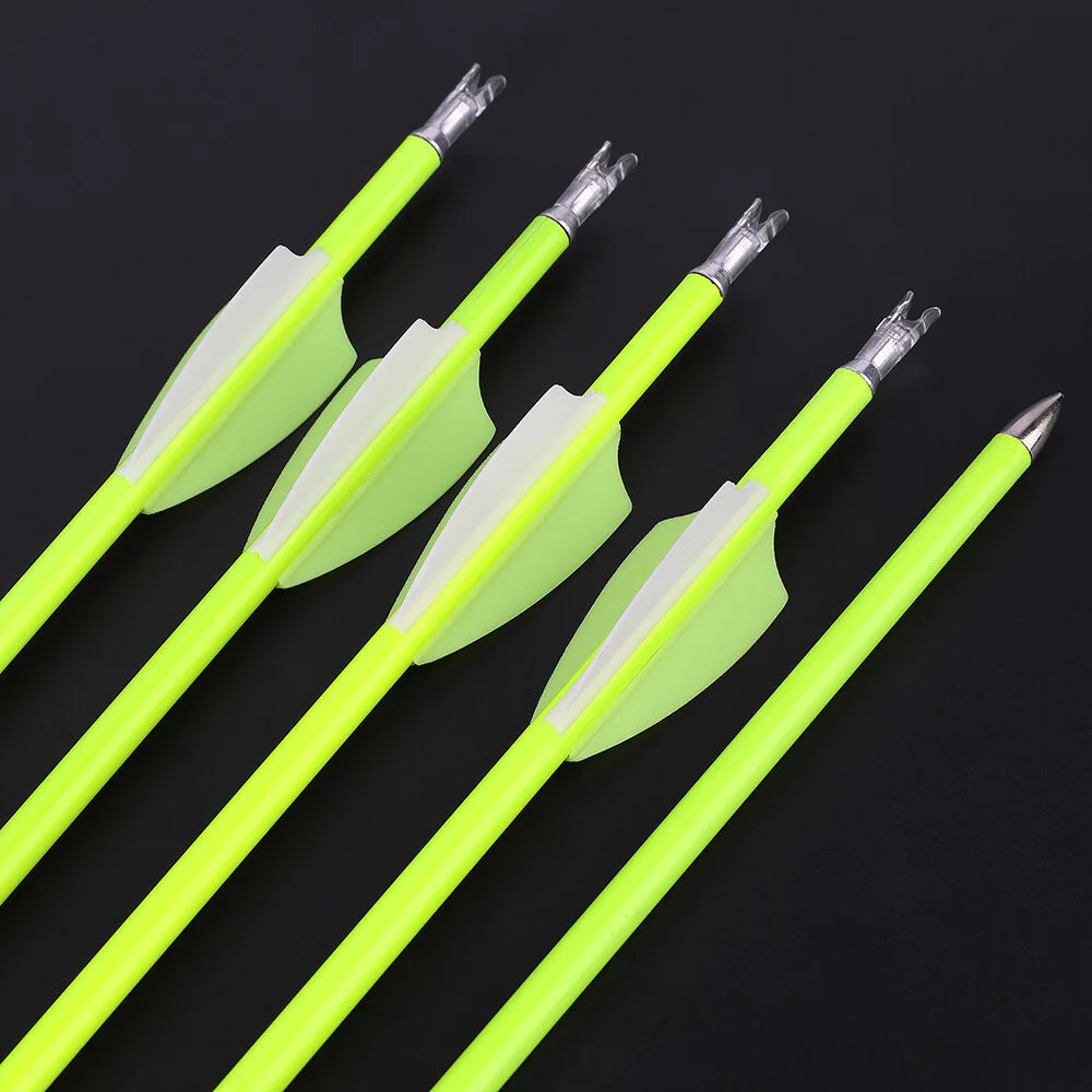 30" Archery Carbon Arrows SP1500 Vanes Tips Outdoor Practice Competition Beginner Compound Bow Recurve Bow Longbow Tranditional