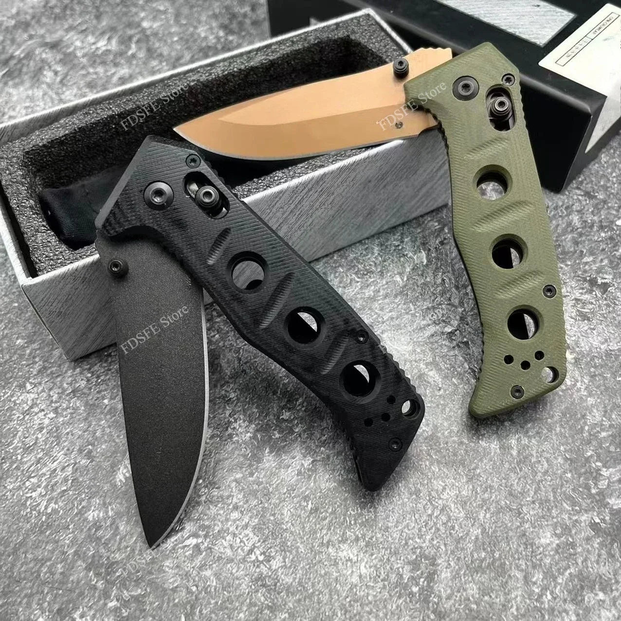 BM 273 Outdoor Folding Knife Jungle Climbing Fishing Portable Knives Daily Cutter Wilderness Adventure Hiking Practical Tools Camping Hiking EDC Foldable Durable Fruit Knife Gift