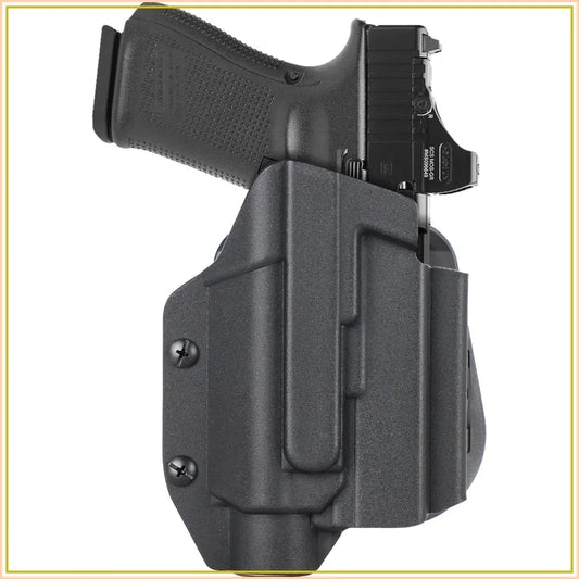Tactical Kydex Light Bearing Holster for Glock 19 Gen4/5/19X | Fits Streamlight TLR-1/1S/HL/HP, TLR-2/2G/HL/HP-G/2S | Optic Cut, Adjustable, Open Muzzle