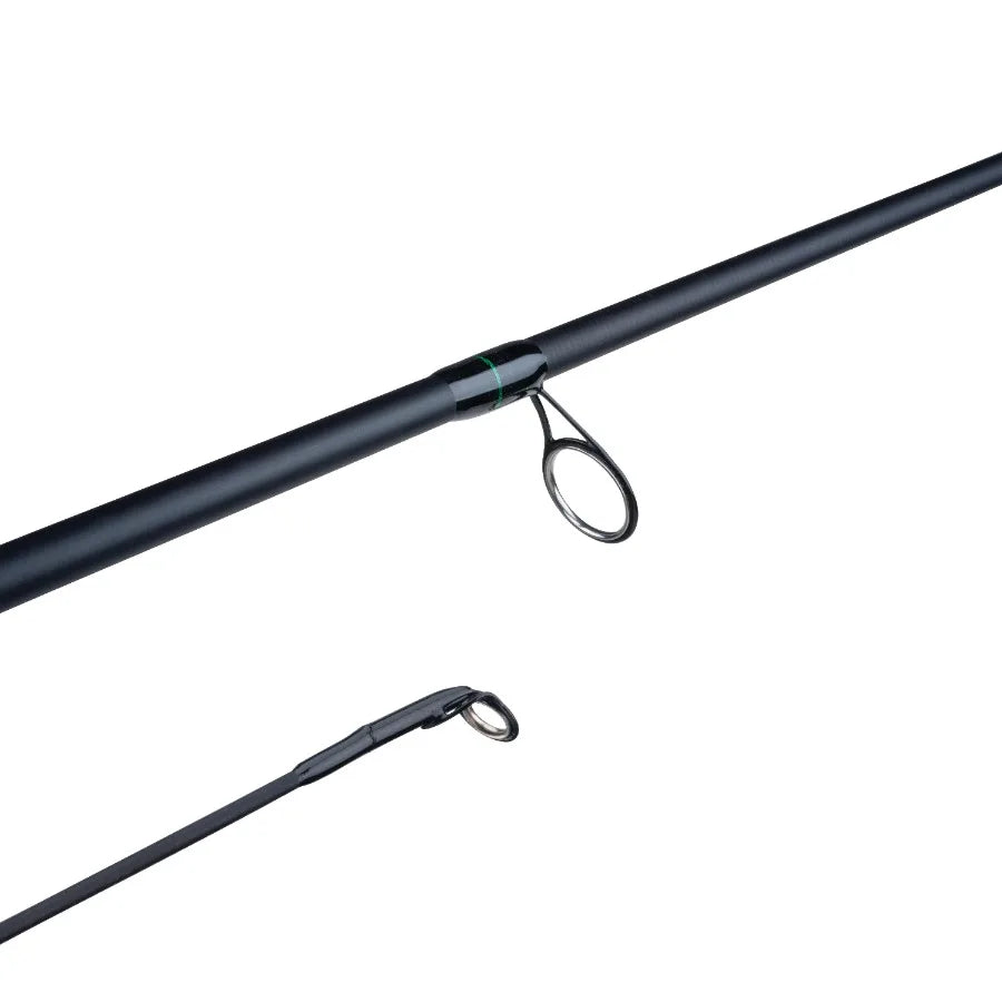 AMP Spinning Rod, 6' Medium Fishing Rod for freshwater fishing, graphite composite, black and silver, ultra-sensitive tip and l